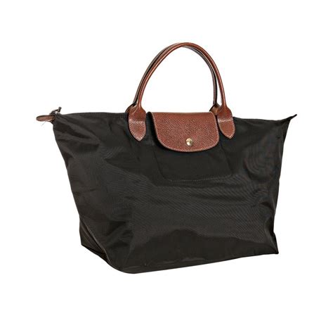 longchamp folding all black